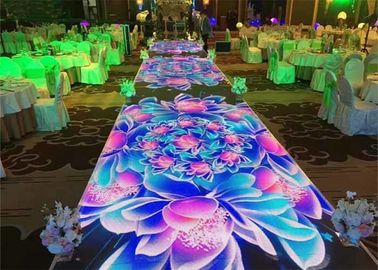 P3.91 Outdoor Dance Floor LED Display T Stage Show Bearing 1.8 Tons