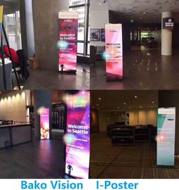 Indoor Advertising Fixed LED Poster Display LED Placard P2.5 P3 For Shop Mall / Hotel