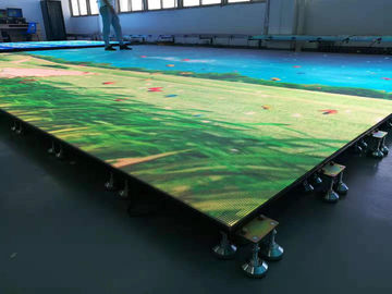 P3.91 Outdoor Dance Floor LED Display T Stage Show Bearing 1.8 Tons